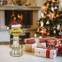 Ví Gỗ Hình Ông Già Noel / Nai Sừng Tấm Trang Trí Giáng Sinh