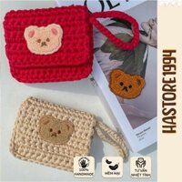 Ví Handmade Mini Ví len Đựng Tiền đựng thẻ