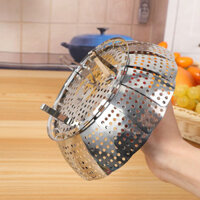 Vỉ Hấp đa chức năng Inox Khay Hấp Xôi, Khay Hấp Bánh Bao Xòe Rộng Có Chân, Hàng Xịn , hàng đẹp giá rẻ