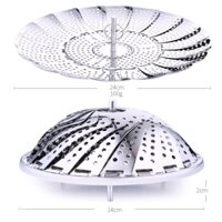 Vỉ hấp, đồ xôi đa năng bằng thép Inox 430 cao cấp