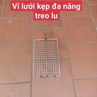 Vỉ kẹp đa năng nướng lu / Vỉ lưới nướng đa năng / Vỉ kẹp nướng đa năng treo lu /Vỉ nướng chả treo lu