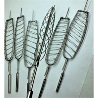 Vỉ kẹp nướng cá, vỉ nướng cá lóc, vỉ nướng cá chuối, kẹp nướng cá lóc inox không gỉ