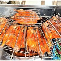 Vỉ kẹp nướng gà vịt, vỉ nướng gà vịt inox không gỉ, vỉ kẹp inox nướng thịt tiện ích
