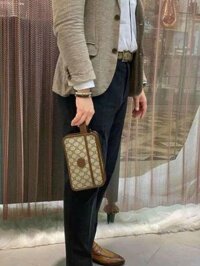 Ví Khóa Vân Tay,Ví Khóa Số, Ví Nam Cầm tay, Clutch Cầm Tay Nam Da Bò Gucci VCT23