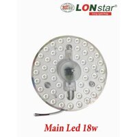 Vỉ LED Ốp Trần LONstar 12W,18W,24W,36W,48W,96W Có Nam Châm Gắn Sau - Main LED Chuyên Thay Thế Bóng LED Đèn Ốp Trần - 12W