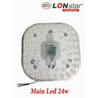 Vỉ LED Ốp Trần LONstar 12W,18W,24W,36W,48W,96W Có Nam Châm Gắn Sau - Main LED Chuyên Thay Thế Bóng LED Đèn Ốp Trần - 24w