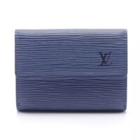 Ví Louis Vuitton Ludlow Epi Myrtille W hook wallet leather blue 0FD74AC4F9AFC3GS