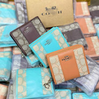 Ví mini gấp đôi 3 màu cho nữ mới coac.h