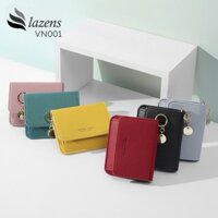 Ví mini nữ LAZENS đính móc nhỏ gọn tiện dụng nhiều màu VN001