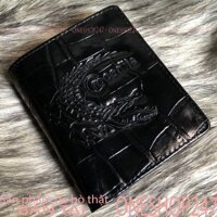 Ví nam 100% da bò thật C4V - bóp nam ví da bò vân cá sấu