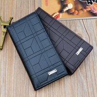 Ví nam cầm tay Daiqisi họa tiết sang trọng cao cấp , ví dài nam thời trang, nhiều ngăn dựng tiền,thẻ,cavet , có hộp đựng