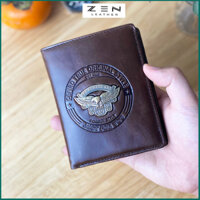 Ví nam cef04, bóp nam cefiro da bò cao cấp, ví đứng nhiều ngăn đựng tiền đựng thẻ bảo hành 06 tháng - Zen Leather