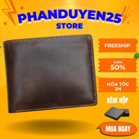 Ví Nam Da Bò Cao Cấp Siêu Đẳng Cấp | Siêu Bền Đẹp BH 12 Tháng - LT04 thanhlam68 hhbt27 phanduyen25