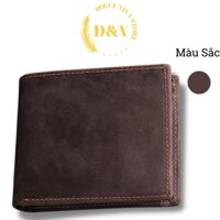 Ví nam da bò sáp Mexico bóp da bò cao cấp nhập khẩu Thái Lan do chuỗi cửa hàng D&V cung cấp bảo hành 1 năm
