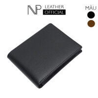 Ví Nam Da Bò Thật Cao Cấp NP Leather, Bóp Nam Nhiều Ngăn Kiểu Dáng Classic Sang Trọng - Quà Tặng Cho Nam - Hàng mới về
