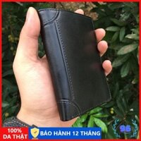 Ví nam da bò thật cao cấp, ví da nam dáng đứng nhiều ngăn tiện lợi VSM004 ❕