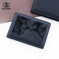 Ví Nam Da Bò Thật Cao Cấp Ví Da Khắc Theo Yêu Cầu GUGES Bóp Nam Làm Quà Tặng Sang Trọng GG004