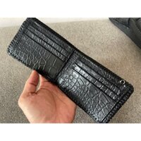 Ví Nam Da Bò Thật In Vân Cá Sấu, Ví Đựng Tiền, Bóp Da