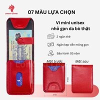 Ví nam da bò thật thương hiệu Longdo Leather - Vi sen 5
