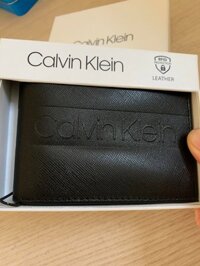 Ví nam da thật màu đen hiệu CK - Calvin Klein