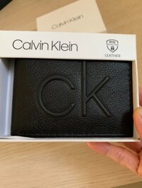 Ví nam da thật màu đen hiệu CK - Calvin Klein