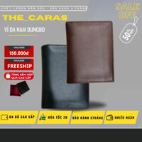 Ví Nam Đẹp Phong Cách Thời Trang Đơn Giản Năng Động, Bóp Da Độ Bền Cao THE CARAS- DUNGBO