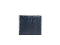 Ví nam Gucci Monogram Logo Navy Soft Margaux Leather Bifold Wallet
