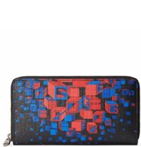 Ví Nam Gucci Square G Space Print Zip Around Wallet 'Black'