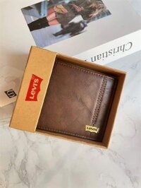 Ví Nam Levi's Màu Nâu 9cm x 11cm Mẫu Mới