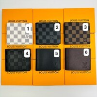 Ví nam LV ô vuông, ví da nam thời trang M0046