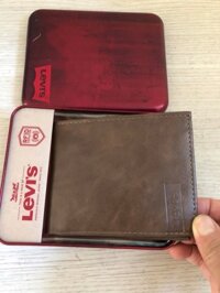 Ví nam màu nâu chính hãng hiệu LEVI'S