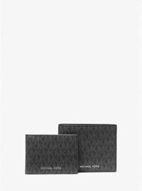 Ví Nam Michael Kors Men Cooper Billfold with Passcase Màu Đen Logo
