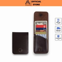 ví nam mini Adonis AD14 bóp sen da bò nhỏ gọn thiết kế tối giản để được nhiều tiền và thẻ bảo hành 06 tháng chính hãng