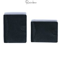 Ví nam mini da thật Saffiano Rainbow RBMLW 008