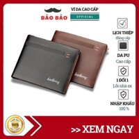 Ví Nam Mini Sọc Ngắn Bóp Nam Ngang Nhiều Ngăn Cầm Tay Nhỏ Gọn Đẹp Da Pu Cao Cấp Phong Cách Sang Trọng Đẹp Xịn