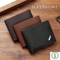 Ví Nam Mới Ví Ngắn Nam Thanh Niên Thời Trang Mỏng Nhiều Thẻ Khe Cắm Dung Tích Lớn Ngang Ví Mềm Kinh Doanh