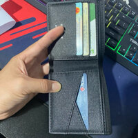 Ví nam ngang full box hàng cao cấp , hộp + thẻ + giấy , chất liệu da không bong da không phai màu