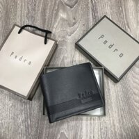 ♘❍Ví nam Pedro fullbox kèm túi giấy sang trọng làm quà cho nam