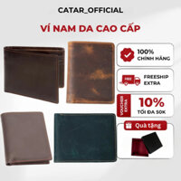 Ví Nam [ T*H ] Da Bò Thật Cao Cấp, Bóp Nam Nhiều Ngăn Kiểu Dáng Classic Sang Trọng Quà Tặng Cho Nam | Ví Nam Tổng H