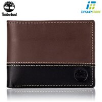 Ví nam Timberland Men's Hunter Leather Passcase Wallet Trifold Wallet Hybrid, Brown/Black - D67001/00
