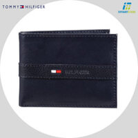 Ví nam Tommy Hilfiger Men's Leather Wallet - Slim Bifold 5673/04 - Navy - 31TL22X062