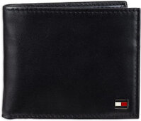 Ví nam Tommy Hilfiger Men's Leather Wallet – Slim Bifold - Màu đen - 31TL13X008