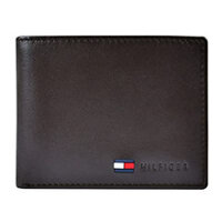 Ví nam Tommy Hilfiger Men's Leather Slim Bifold Wallet - Màu nâu - 31TL22X060