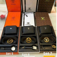 ví nam ví nữ , sét quà sinh nhật đồng hồ ví dây lưng fullbox thích hợp là quà tặng lịch sự đa năng vào các dịp lễ 20/10