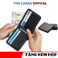 Ví Nam Xịn Mini Da Thật Nhập Khẩu Cao Cấp - Bóp Nam Thời Trang - CM25 - Trandukskze41071 *