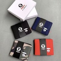 Ví ngắn Bape AAPE A Bathing APE Card Ví đựng tiền xu
