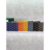 Ví ngắn gập Goyard kẻ sọc các màu LA fullbox túi thẻ phụ kiện VTN [ Hàng VIP ]