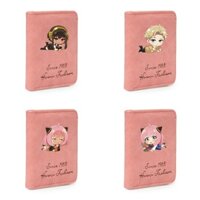 Ví ngắn hồng cầm tay in hình SPY x Family ver nằmv đựng vật dụng nhỏ tiện lợi anime chibi