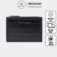 Ví Ngắn Nữ Mini Cầm Tay TAILIAN Nhỏ Gọn Dễ Thương Nhiều Ngăn Đựng Tiền Phối Vân Da Rắn TL34