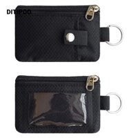 Ví nhỏ DITIPOO, Ví móc khóa mỏng chống nước, Ví dây buộc chặn RFID có khóa kéo cửa sổ ID